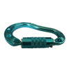 Three-Gear Automatic D-Type Safety Buckle Blue Steel Safety Lock D-Shape Hook Lock Equipment for Rock Climbing Lifting Construction