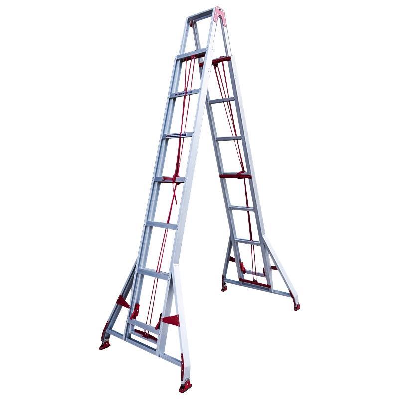 9m Double Side Hand Lift High-quality Ladder Aluminum Alloy Material Steps 28 * 28
