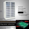 A4 File Cabinet Thickened Drawer Type Metal Parts Cabinet Efficiency Cabinet 5 Extraction File Cabinet No Door