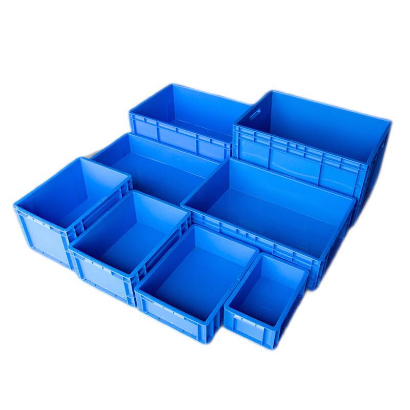 6 Pieces Plastic Turnover Box Logistics Transfer Box  Warehouse Workshop Plastic Box Transport Storage Box
