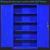 Blue Four Layer Gridless 1800 * 1000 * 500MM Heavy Metal Tool Cabinet Thickened Sheet Iron Cabinet With Drawer
