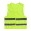 10 Pieces / Bag Reflective Vest And Pocket Less Safety Suits Fluorescent Green Clothing