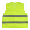 10 Pieces / Bag Reflective Vest And Pocket Less Safety Suits Fluorescent Green Clothing