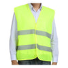 10 Pieces / Bag Reflective Vest And Pocket Less Safety Suits Fluorescent Green Clothing