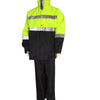 Navy XXL Reflective Raincoat Rainpants Suit Railway Raincoat Split Suit