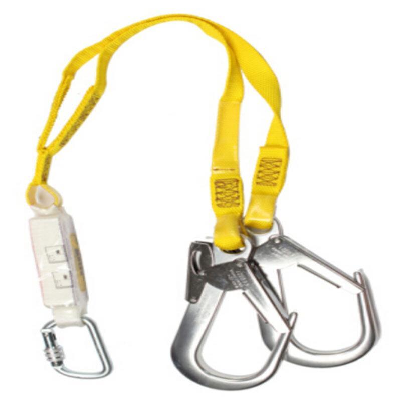 High Altitude Anti Falling Safety Belt With Double Hook Shock Absorption And Cushioning Bag, And The Webbing Connecting Rope
