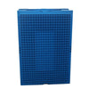 Folding Plastic Box Logistics Box Turnover Box Basket Storage Box Folding Distribution Box 600 ×400 × 243 mm Without Cover