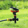 6 Pieces Rocker Sprinkler Gardening Sprinkler Automatic Rotation 360 Degree Garden Sprinkler + 4 Single Joint