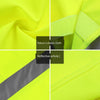 10 Pieces Reflective Vest Construction Fluorescent Vest Multi Pocket Traffic And Road Safety Protective Clothing Annual Review Of Two Horizontal Four Point Velcro