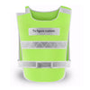 10 Pieces Reflective Vest Vest Safety Clothes Traffic Car Night Riding (Fluorescent Yellow Breathable)