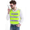 10 Pieces Reflective Vest Vest Safety Clothes Traffic Car Night Riding (Fluorescent Yellow Breathable)