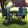 Outdoor Folding Table And Chair Set Courtyard Balcony Outdoor Table Portable Picnic Barbecue Advertising Stall Five Piece Set Of Table And Chair