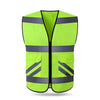 Reflective Vest Cycling Night Running Outdoor Safety Protective Clothing Group Activities Traffic Fluorescent Coat Free Size