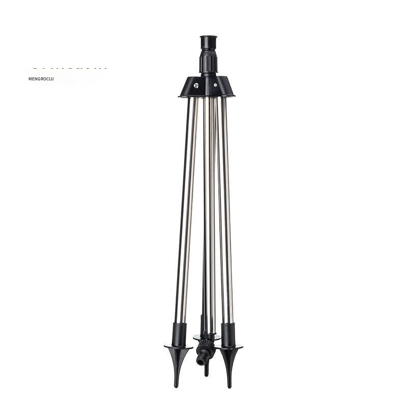 6 Pieces Irrigation Equipment Automatic Rotating Sprinkler To Insert 360 Degree Garden Lawn Vegetable Garden Agricultural Sprinkler Gardening Sprinkler 4-point Lifting Tripod Without Sprinkler