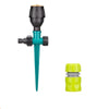 6 Pieces Automatic Sprinkler 360 Degree Rotation Garden Agricultural Irrigation Water Spraying Mcgonagall Nozzle Greening Lawn Sprinkler Quick Connection