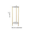 Flower Rack Light Luxury Imitation Marble Flower Table Living Room Storage Rack Postmodern Simple Floor Decoration Balcony Flower Pot Rack Flower Several [large 90 Single]