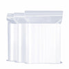 6 Bags 1000 Pieces Disposable PE 12 Thread Self Sealing Bag Thickened Transparent Sealed Bag Zipper Bag Sample Storage Bag