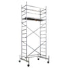 6m Aluminum Alloy Scaffold Mobile Portable Engineering Decoration Ladder Platform Fast Lifting Tensile Scaffold Platform Height 6m