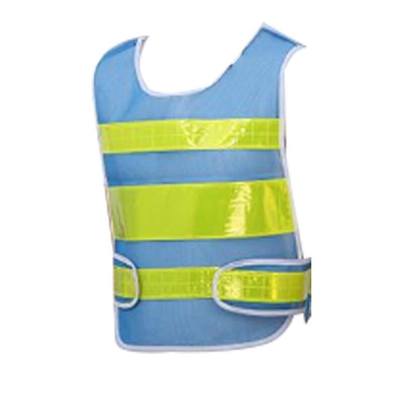 10 Pieces Mesh Reflective Vest Lettering Vest Construction Site Traffic Warning Reflective Clothing Blue Free Size
