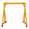 Mobile Gantry Crane Small Hand Push Removable Crane Gantry Crane Span 4m * Height 5m + Chain Block + Chain Car 3t / Set