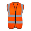 15 Pieces Reflective Vest Safety Engineering Reflective Vest Reflective Vest Traffic Warning Vest Night Reflective Vest Fluorescent Orange (No Pocket)