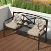 Outdoor Balcony Table And Chair Combination Small Tea Table Three Piece Set Garden Community Leisure Bench Park Chair