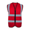15 Pieces Safety Engineering Reflective Vest Traffic Warning Safety Vest Night Reflective Vest - Red (No Pocket)