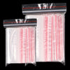 6 Bags 26cm * 37cm 100 Pieces Disposable PE 8 Thread Self Sealing Bag Thickened Transparent Sealed Bag Zipper Bag Sample Storage Bag