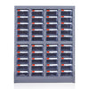 Transparent 40 Drawer Without Door Parts Cabinet Drawer Floor Type Storage Screw Material Tool Component Cabinet Storage Cabinet Sample Cabinet