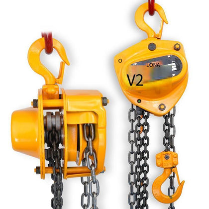 Japan Imported CB005 Chain Link Hoist Lifting Tool Block 0.5t 10m Yellow 1 Set