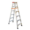 6 Step Ladder Aluminum Alloy Lightweight Ladder Double Sided A Step Ladder Folding Ladder Step Stool with Anti-Slip Wide Pedal for Home Shop 1.7M