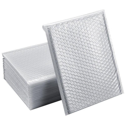 300 Pieces 11 * 13 * 4cm White Pearl Film Bubble Bag Bubble Envelope Bag