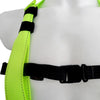 Safety Belt With Buffer, Safety Belt For Aerial Work, Fluorescent Green Multi Hanging Point Safety Belt