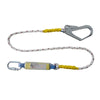 Single Hook Safety Belt With Buffer Bag Twisted Strand Connecting Rope Buffer Single Hook Safety Rope