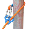 1.8m Safety Rope Connecting Rope Electrical Work Safety Rope Construction Outdoor Fall Prevention Single Small Hook + Buffer Bag