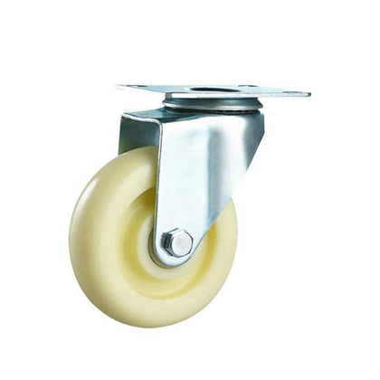 10 Pcs Nylon Wheel Caster Cart Wheel Nylon Wheel Hand Push Wheel Thickened Wheel 4 Inch Light Universal