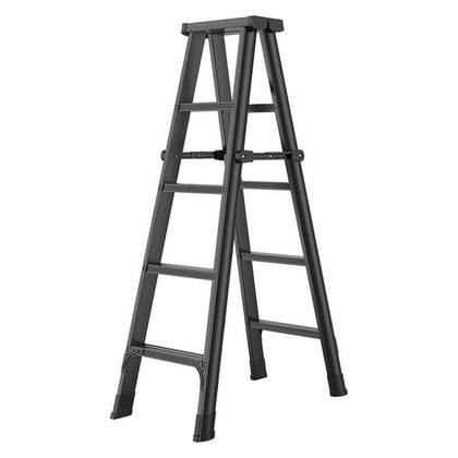 Thickening Double-sided Miter Ladder Widening Multi-functional Folding Engineering Ladder Double-sided Ladder Carbon Steel + Aluminum Alloy (Six Steps)