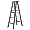 Thickening Double-sided Miter Ladder Widening Multi-functional Folding Engineering Ladder Double-sided Ladder Carbon Steel + Aluminum Alloy (Six Steps)