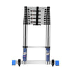 Aluminum Alloy Telescopic Ladder Single Side Vertical Ladder Multi Function Portable Lifting Project Pavilion Staircase Vertical Ladder 4.1m