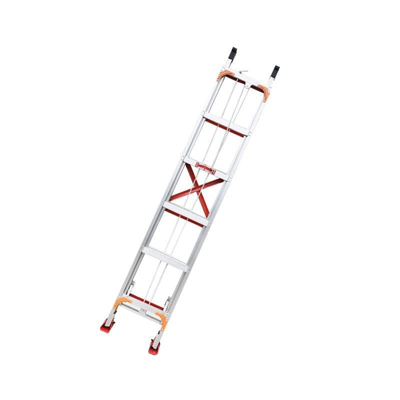 Aluminum Alloy Telescopic Ladder Aluminum Ladder Retractable Ladder 3mm Thickness 3m L 6m
