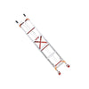 7m Aluminum Alloy Telescopic Ladder Aluminum Ladder Retractable Ladder 3mm Thickness