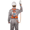 Safety Belt Aerial Work Safety Rope Half Body Belt Waist Protection Three Point Electrical Safety Belt  Single Hook 3m And Buffer Bag