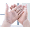Disposable PVC Transparent Gloves Powder Free Soft And Healthy 100 Pairs / Box L Size