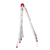 Thickened Aluminum Alloy Telescopic Miter Ladder Project Outdoor Folding Folding Leg Ladder Thickened 5 M 2, 2.7 M Thick 4.7 M Miter Ladder