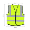 10 Pieces Reflective Vest Safety Suit Automobile Traffic Safety Riding Sanitation Worker Construction Coat Reflective Coat