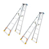 1.5m Folding Miter Ladder Aluminum Alloy Miter Ladder Custom Thickened Double Side Ladder B-type Miter Ladder