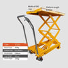 Hydraulic Lifting Platform Forklift Truck Manual Platform Increases 1.3m With A Load Of 350kg