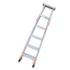 1.5m Widened And Thickened Full Antiskid Engineering Ladder Multifunctional Folding Ladder Aluminum Ladder 1.5m Full Antiskid 5 Steps