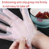 10 Boxes Thicken And Lengthen Disposable Gloves CPE Disposable Gloves For Eating Lobster Baking Non Stick Cooking Gloves 100 Pieces / Box