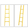 Safety Ladder Single Vertical Ladder 2m Yellow